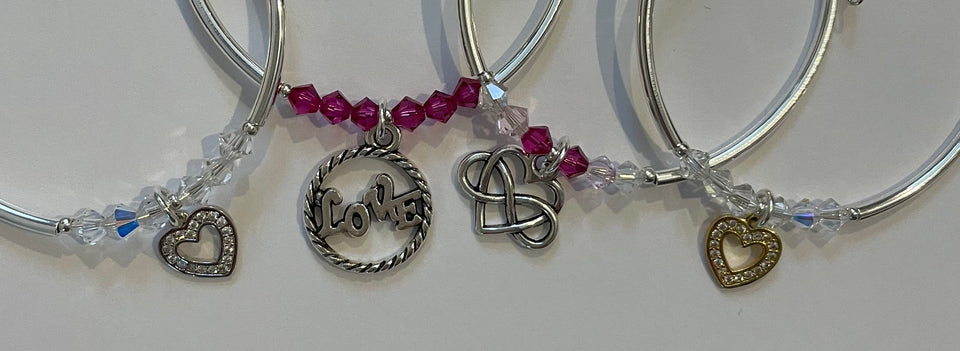 Valentine's Day is almost here! Share the gift of our Heart Bracelets. 