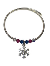 Load image into Gallery viewer, Snowflake Charm Bracelet