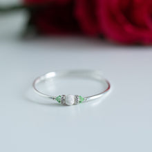 Load image into Gallery viewer, Birthstone Bracelet - Sterling Sparkle Center with Accents