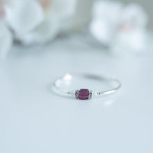 Load image into Gallery viewer, Birthstone Bracelet - Square Crystal Classic style