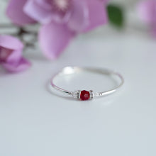 Load image into Gallery viewer, Birthstone Bracelet Round Crystal Classic Style
