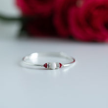 Load image into Gallery viewer, Birthstone Bracelet - Sterling Sparkle Center with Accents