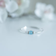 Load image into Gallery viewer, Birthstone Bracelet - Square Crystal Classic style
