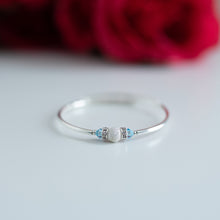 Load image into Gallery viewer, Birthstone Bracelet - Sterling Sparkle Center with Accents