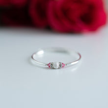 Load image into Gallery viewer, Birthstone Bracelet - Sterling Sparkle Center with Accents