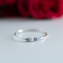 Load image into Gallery viewer, Birthstone Bracelet - Sterling Sparkle Center with Accents