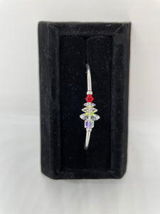 Christmas Tree bracelet- all crystal