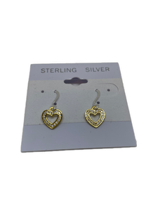 Valentine heart earrings