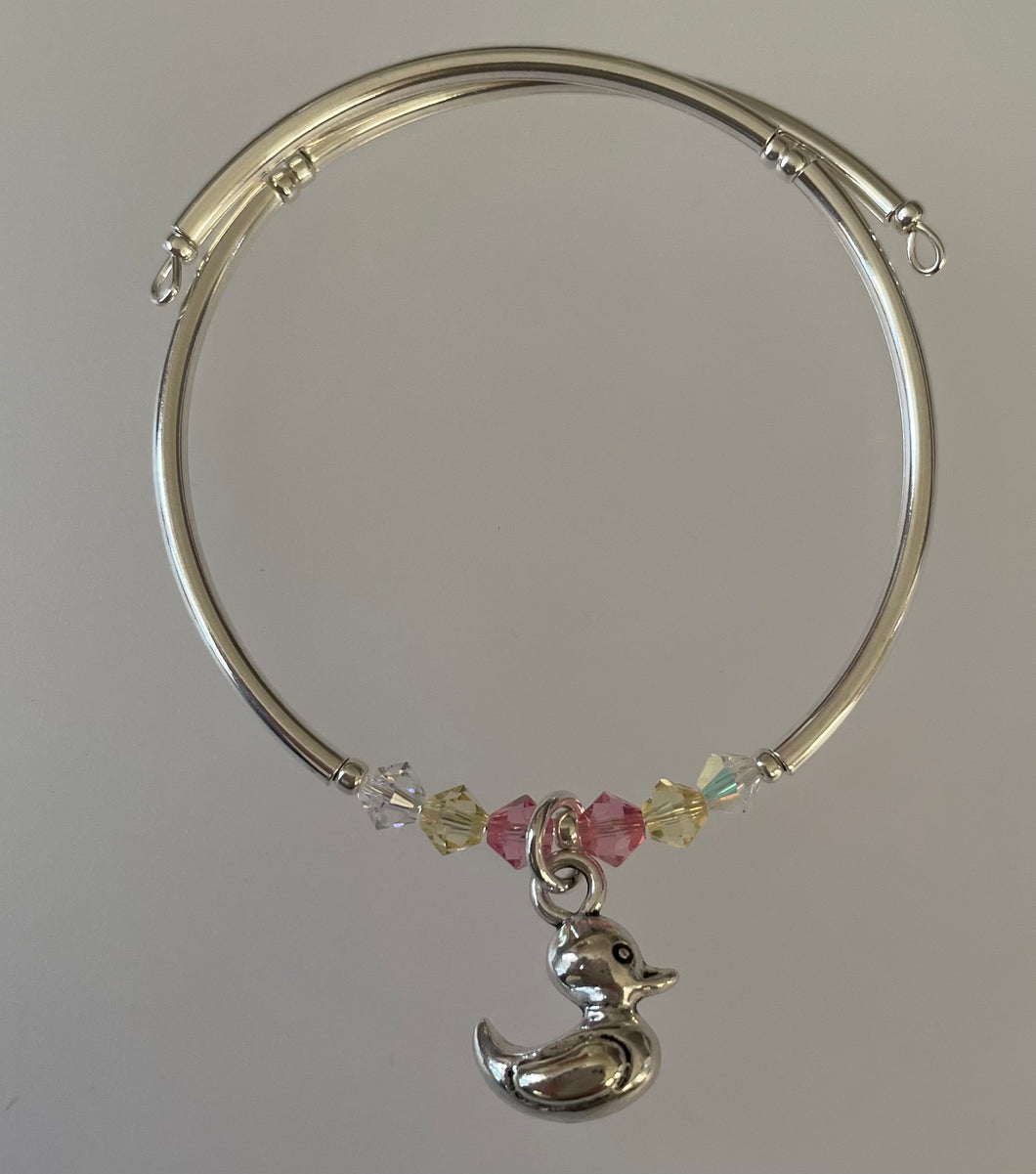 Rubber Ducky Charm Bracelet