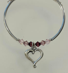 Jubilee Heart Charm Bracelet