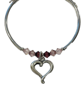 Jubilee Heart Charm Bracelet