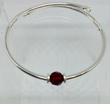 Load image into Gallery viewer, Birthstone Round Simplicity Style January
