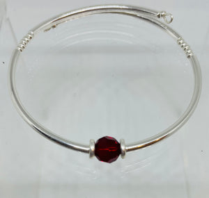 Birthstone Round Simplicity Style January