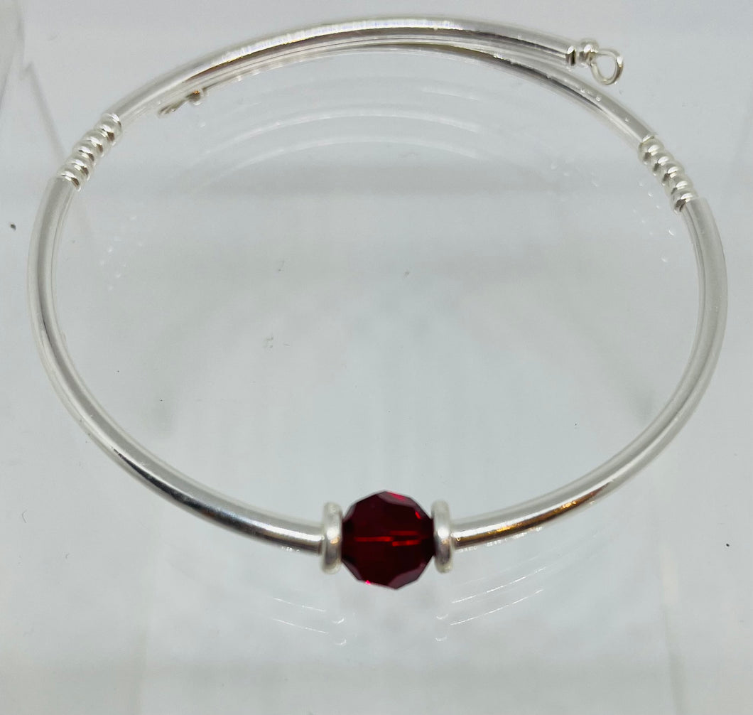 Birthstone Round Simplicity Style January
