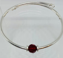 Load image into Gallery viewer, Birthstone Round Simplicity Style January
