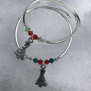 Christmas Tree Charm Bracelet