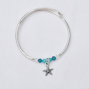 Tiny Starfish Charm Bracelet