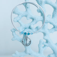 Load image into Gallery viewer, Anchor in Rope Charm Bracelet
