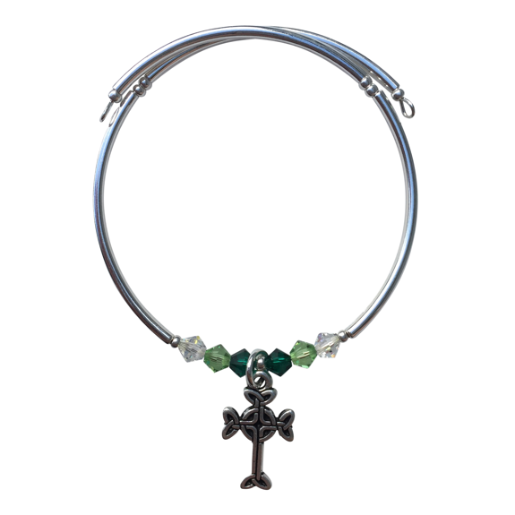 Celtic Cross Charm Bracelet