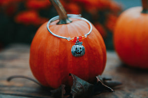 Pumpkin Charm Bracelet