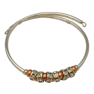 copper art deco bracelet
