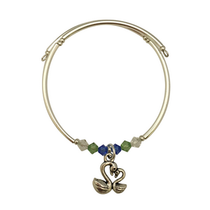 Love Swans Charm Bracelet