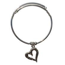 Load image into Gallery viewer, Drop Heart Charm Bracelet
