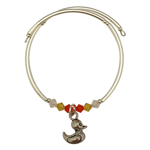 Rubber Ducky Charm Bracelet Chappy Girls