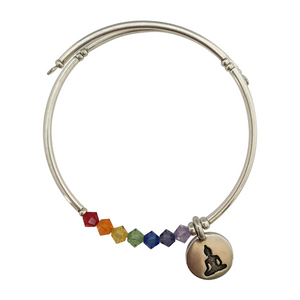 Rainbow Buddha Charm Bracelet